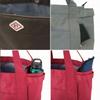 Rootote Women's A4 Tote Bag, Water-Repellent, Lightweight, with 8 Mid-Pockets, 0714 (1403 Red)