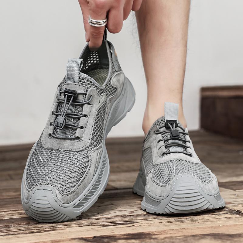 Men Breathable Flats Autumn Soft All-match Loafers Lazy Shoes Lightweight Cheap Mesh Casual Shoes Men Sneakers Tenis Masculino