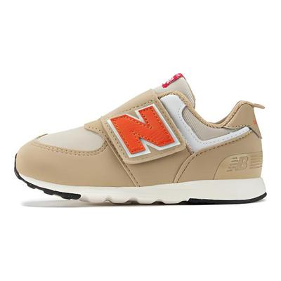 574 New-B Hook & Loop Toddler Incense Poppy Baby Sneakers Cream NW574HBO
