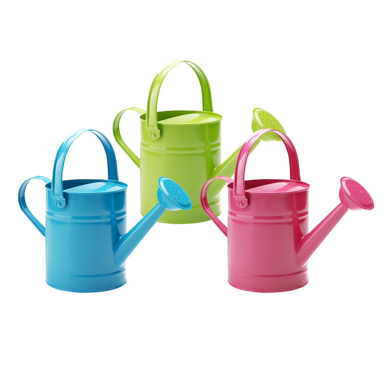 Plant Watering Can, Garden Watering Can, Ergonomic Handle, Leak Garden Water Pot for Garden, Home, Indoor And Outdoor rosa