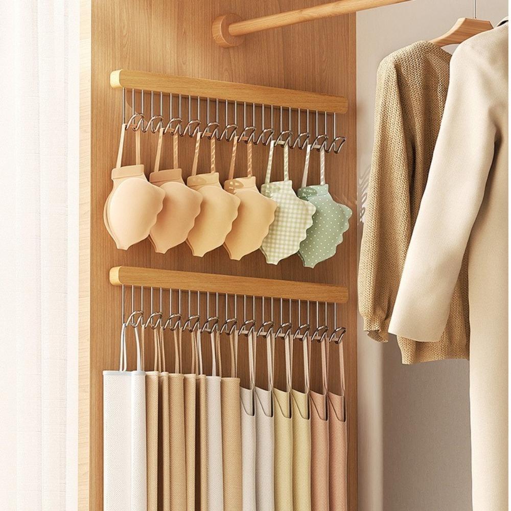 Durable Pull Out Drying Rack Closet Supplies Belt Hanger New Tie Holder