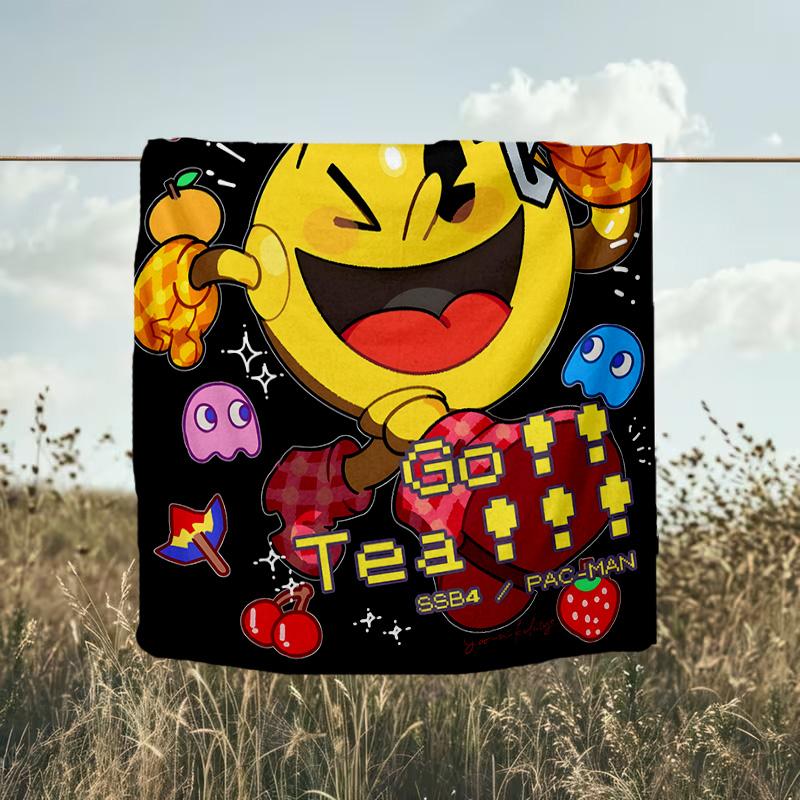 1PC Game PAC Blanket Flannel Throw for Sofa, Indoor, Camping, Living Room, Office, Chair, And Bed Soft Birthday Christmas Gift