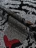 2026 Men's Slim Fit Short Sleeve T-Shirt with Rhinestone Tiger Head Design - Silk Cotton, Trendy, Plus Size Available