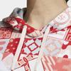 Adidas All-Over Print Hoodie Women Tops Red HC2795