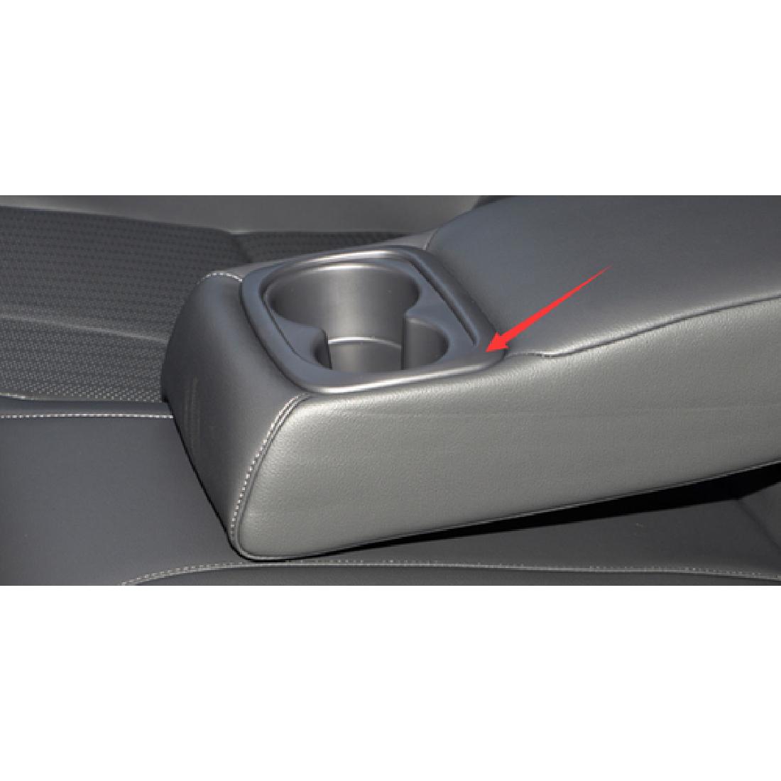 Rear Water Cup Holder Frame Cover Trim For - Honda Civic ABS Matte 1pcs