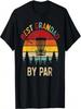 Unisex Best Grandad By Par Vintage Disc Golf Father's Day T-Shirt