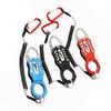 Fish Holder Stainless Gripper Fish Mouth Grabber with Coiled Lanyard Fishing Plier for Saltwater Fish Gripper
