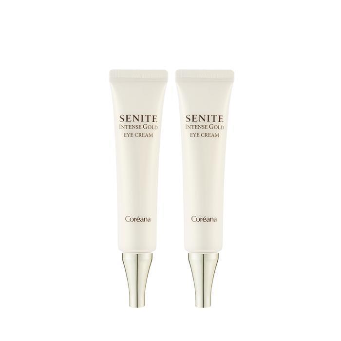 

Coreana SENITE Intense Gold Eye Cream 2 x 30ml for Eye Wrinkles, Under-Eye Wrinkles, and Sagging Eyelids