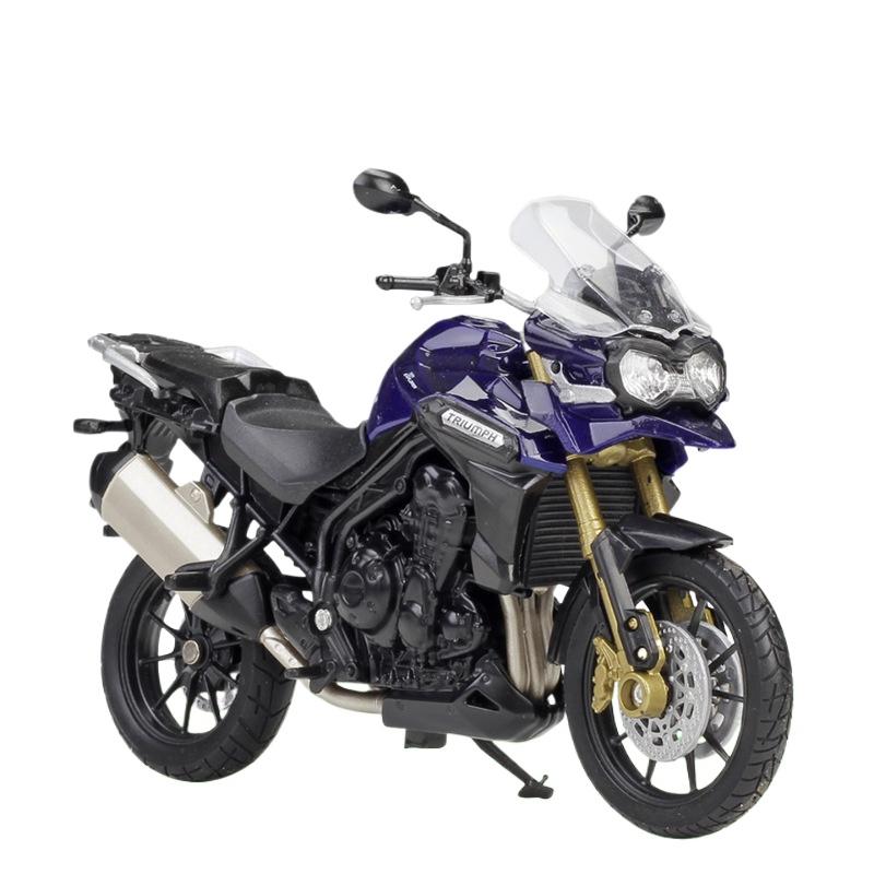 

Welly 1/18 TRIUMPH TIGER Explorer Alloy Sports Motorcycle Model Simulation Diecast Metal Street Racing Motorcycle Model Kid Gift фиолетовый