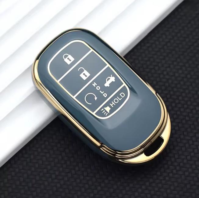 Mode Auto Fernbedienung Schlüsselanhänger Abdeckung Hülle Halter Schale für Honda Civic Accord HR-V CR-V CRV 2022 2023 Schlüsselanhänger Schutz Zubehör