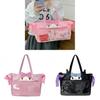 Kuromi Melody Cartoon Pvc Shoulder Bag With Large Capacity For Daily Use