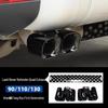 Kahn Quad Square Outlet Exhaust for 2020-2025 Land Rover Defender 90/110 Tailpipe Modification