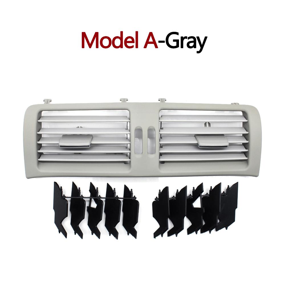 

Car Front Center Dash Middle Air Conditioner AC Vent Grille Outlet Panel For Mercedes Benz W251 R Class R300 R320 R350 R400 R500 Model A Gray