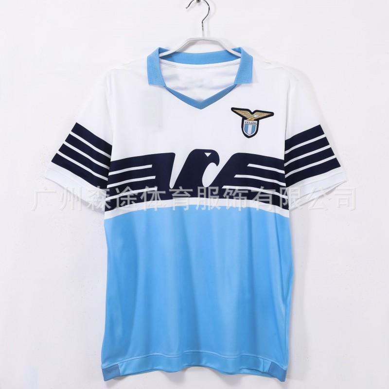 Vintage Football Jersey Short Sleeve Retro Soccer Shirt Men AC Milan Inter Roma Juventus