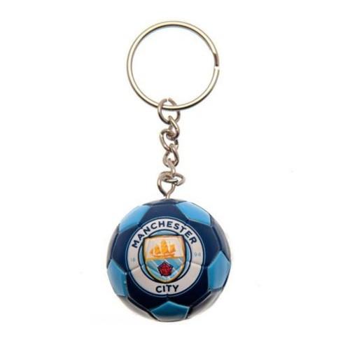 Manchester City FC Football Keyring