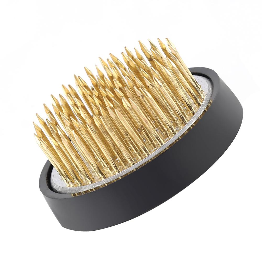 Round Flower Arrangement Pin Ikebana Kenzan Flower Decoration Fixed Arranging Tool (Dia. 40mm)
