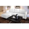 Day and Night - Day and Night 3 Seater Sectional Sofa White Artificial Leather