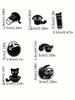 7pcs Black Cat Paint Badge Brooch Set Cute Lovely Alloy Brooch Jewelry Animal Theme Accessories reviews 4.9 ( 4.9  from  ) All