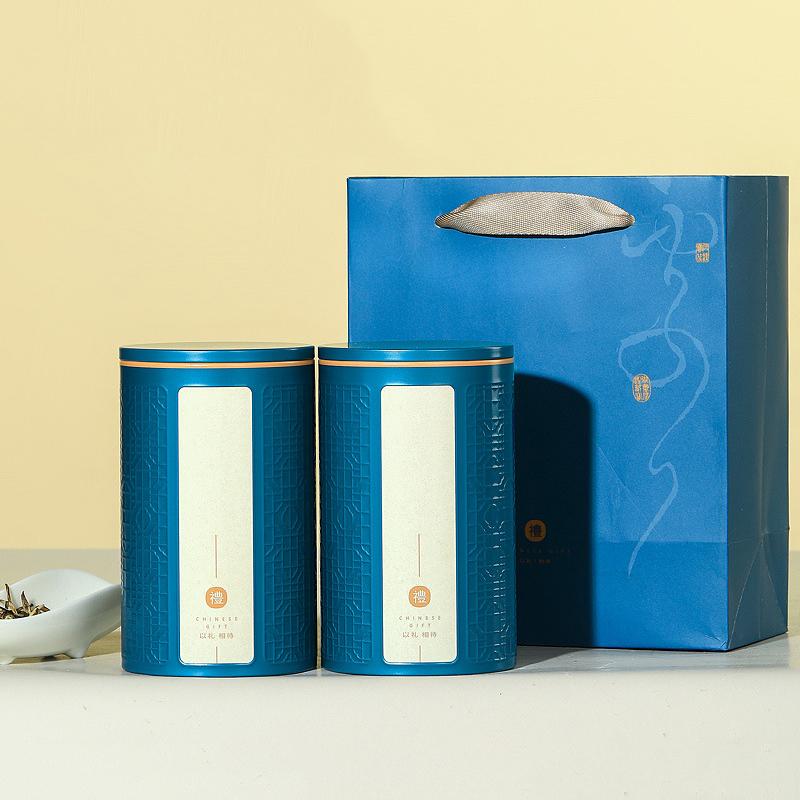 Lata Redonda de Hojalata para Té Tarro Redondo Metálico Sellado Contenedor de Almacenamiento para Frutos Secos y Caramelos Estuche de Regalo
