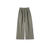 Retro casual sweatpants women's autumn new low-rise loose and thin straight drape wide-leg trousers