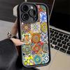 Phone Case for iPhone 17 Air 16E 15 16 Pro Max Italian Sicilian Style Floral Pattern Cover 14 Plus 13 12 Mini Soft Shell Silicon