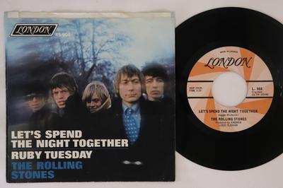 7-Zoll Schallplatte ROLLING STONES - Let's Spend The Night Together L904 London Records 1967 Kanada Rock Gebraucht