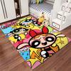 Colorful Cartoon Pattern Carpet Featuring Three Characters for Kids Room Suitable for use as an anti-slip for living room bedroom sofas