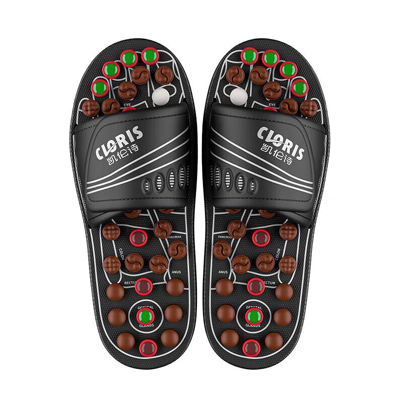 CLORIS Jade & Tourmaline Foot Massage Slippers