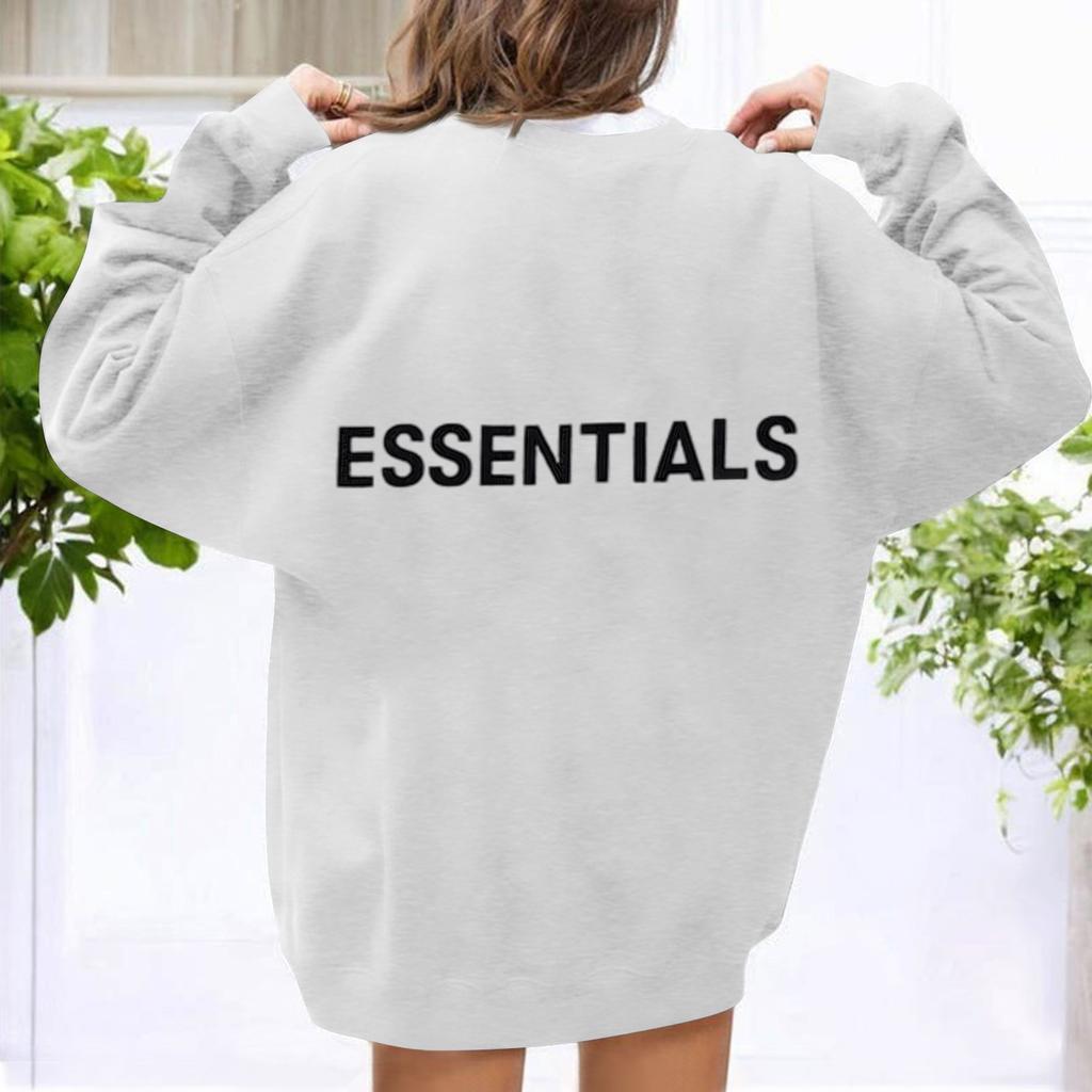 Sudadera con Capucha Casual de Manga Larga Holgada con Estampado Unisex y Cuello Redondo