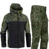 Winter Outdoor Men's Training Suit Tactical Camouflage Assault Plush Waterproof Adventure Skiing Jacket Travel Clothing Workwear