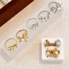 Ocean Starfish Shell Open Rings For Women Stainless Steel Ring Summer Beach Aesthetic Waterproof Jewelry Gift