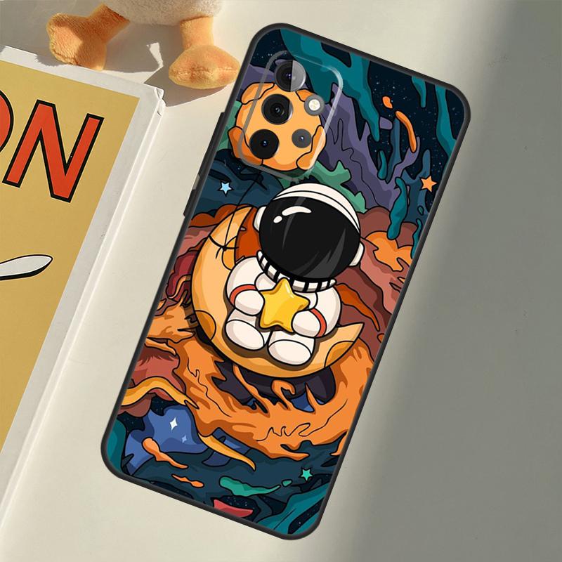 Star Astronaut Cute For Samsung Galaxy A15 A55 A35 A53 A33 A13 A36 A56 A26 A16 A22 A32 A52 A54 A34 A05 A06 Case