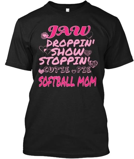 Jaw Cutie Pie Softball Mom TTshirt Made in the USA Size S to 5XL XL