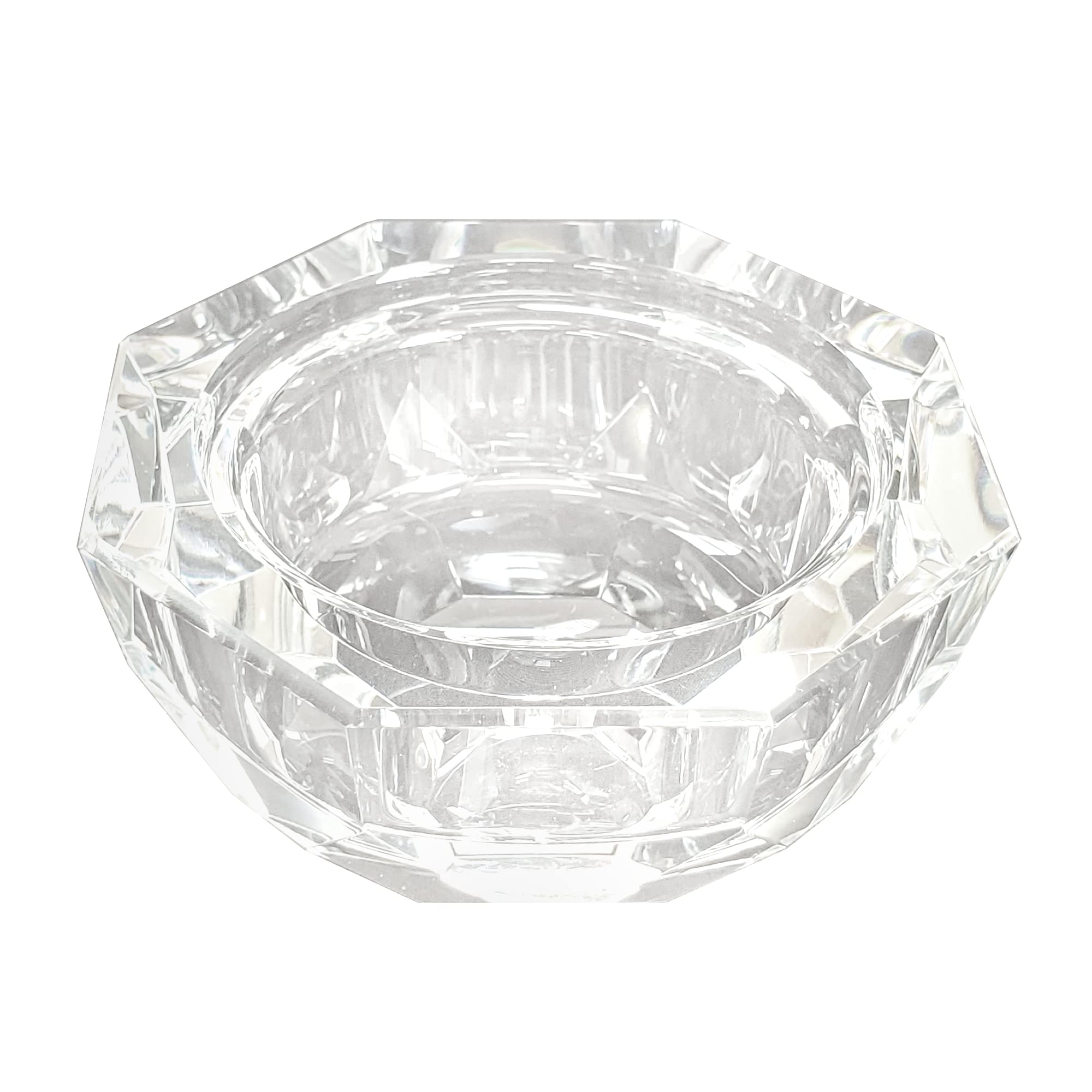 

3.0-inch Diamond Incense Burner with Clear Crystal, Stylish and Modern Buddhist Altar Accessories