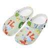 Pattern Printed EVA Clogs for Women Men Quick Dry Lightweight Easy Slip On Casual Shoes Soft Summer Sandals Soft Daily Wear