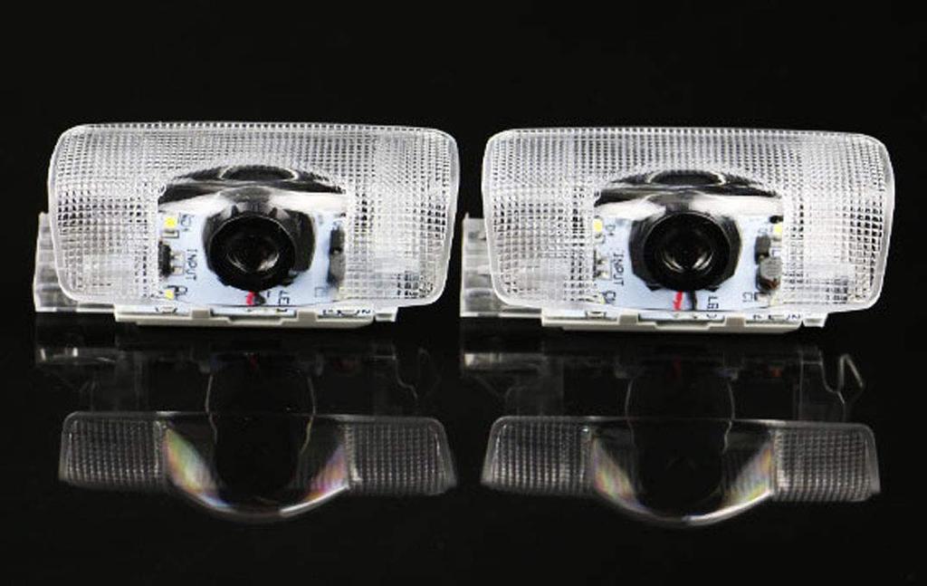 2 Piece Curtain Lamp for Mark x Logo Door Welcome Light Courtesy Light LED