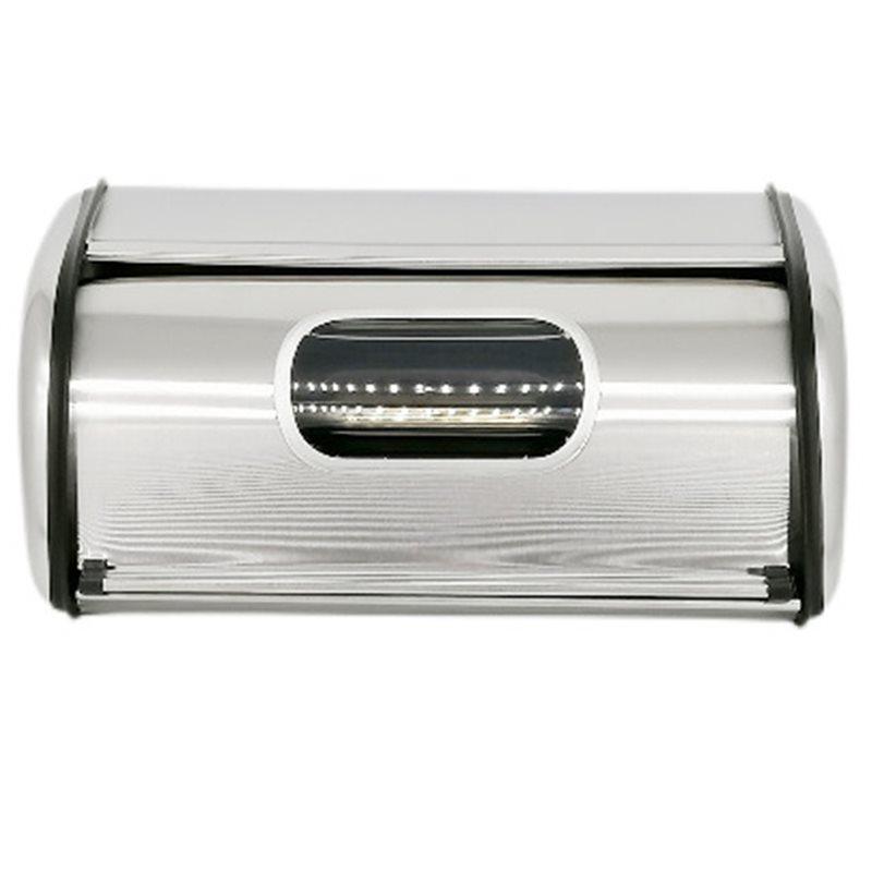 Хлебница Контейнер для хлеба Держатель для хлеба С маленьким окошком Контейнер для хранения Для кухонной столешницы Железное хранение хлеба