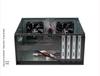 Wall-Mounted 4-Slot ITX CNC Industrial Computer Chassis, Silver-Gray