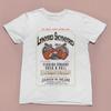 Lynyrd Skynyrd Florida Straight Rock Roll Unisex Weißes T-Shirt Größe S-5XL
