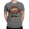 Vintage Graphic 100 Cotton Tshirt Led Band Zzeppelins Tees Tops For Unisex