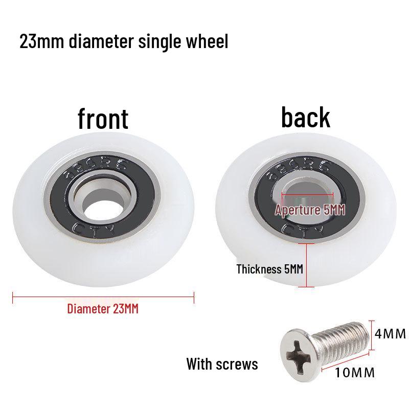Single Wheel Glass Sliding Door Pulley for Shower Room
