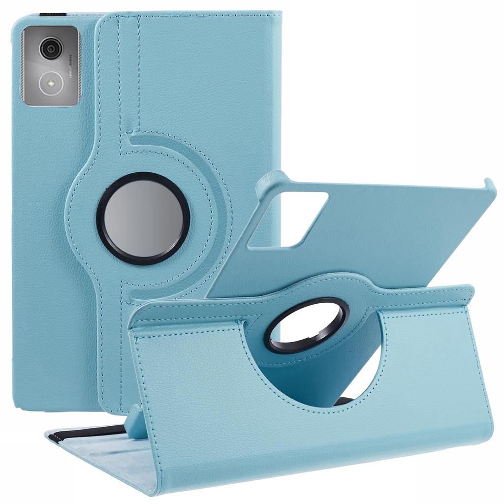 Für Lenovo Idea Tab TB336ZU,TB336FU/Xiaoxin Pad 11 2025 Hülle Drehständer PU-Leder+PC Tablet-Hülle mit Gummiband