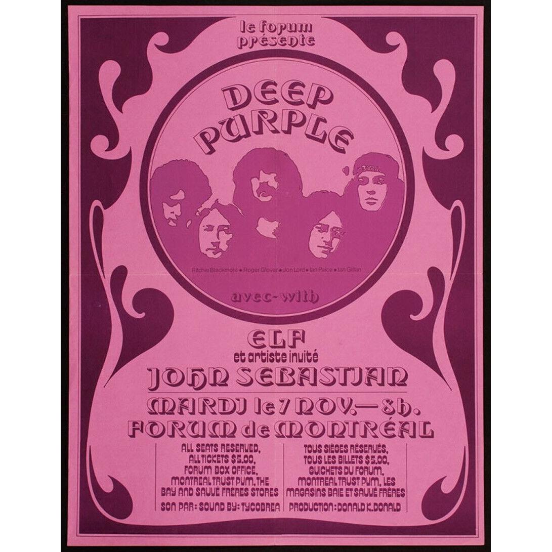 Deep Purple Tapestry 75x100