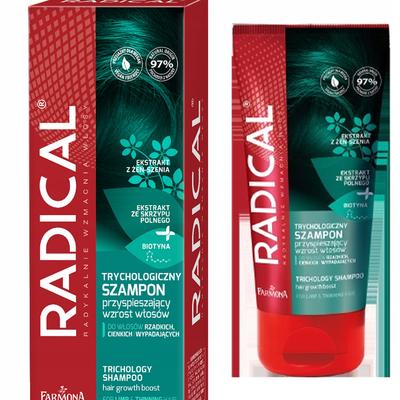 Radical Cleansing Trichological Shampoo, Strong, Accelerates Growth
