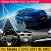 for Mazda 3 BL 2010 2011 2012 2013 MK2 Anti-Slip Mat Dashboard Cover Pad Sunshade Dashmat Carpet Car Accessories Anti-dirty Rug