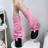 Thermal Flared Leg Warmer Acrylic Knit Winter Leg Sleeves Comfortable Accessory For Adults Kids