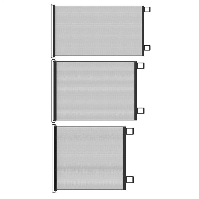 Automatic Pet Mesh Isolation Net Retractable Pet Gate For Kid Dog Fence Easy Install Pet Gate For Stairs Doorways Outdoor