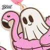Heart Shaped Ornament Earrings 1 Pair Summer Halloween Ghost for Women Cute Lightweight Comfortable Earring Dangles Pool Float Dangle Drop Earrings,