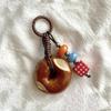 Simulation Pretzel Bread Beaded Woven Rope Charm Creative Phone Lanyard Camera Bag Pendant Accessory Bag Charm