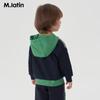 M.Latin Kids' Elephant Eye Print Hooded Knit Jacket